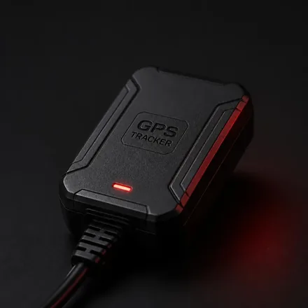 Rastreador veicular Gyntech compacto com indicador LED vermelho